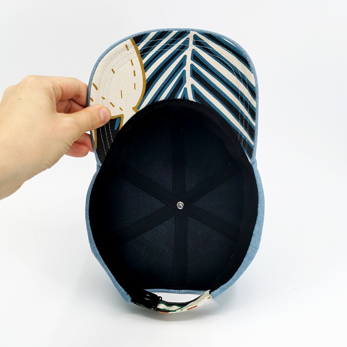 Casquette en jean bleu ciel – DAVY