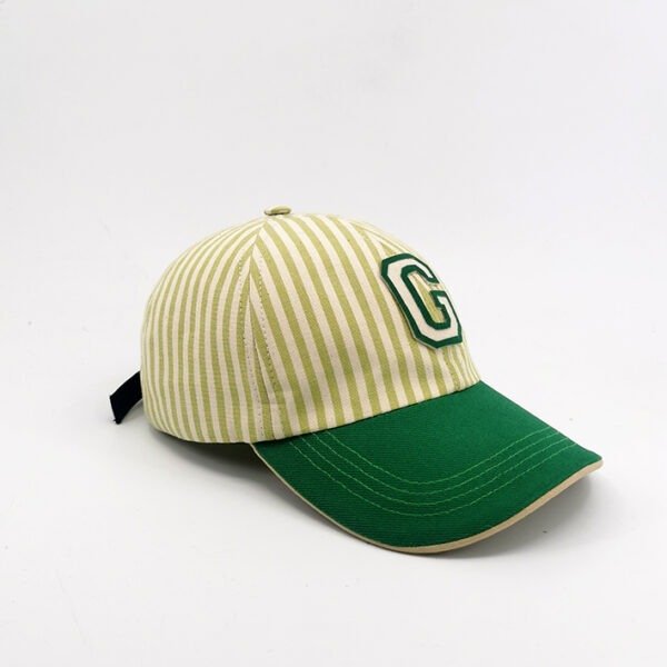 casquette golf vert rayure studio grimel