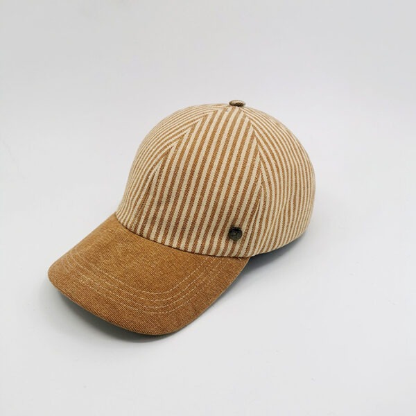 casquette rayure camel made in france studio grimel