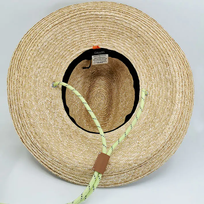chapeau randonnee paille luxe