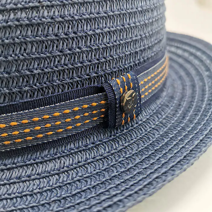 Chapeau trilby bleu – SIMON