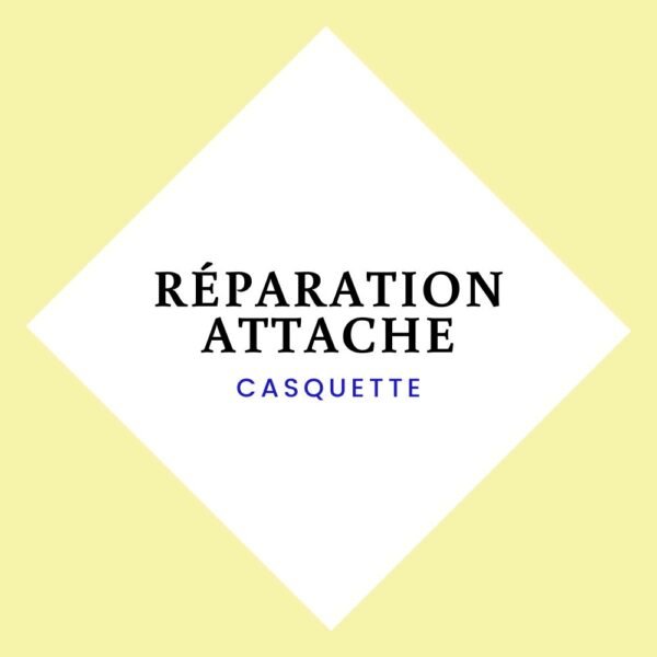 réparer attache casquette