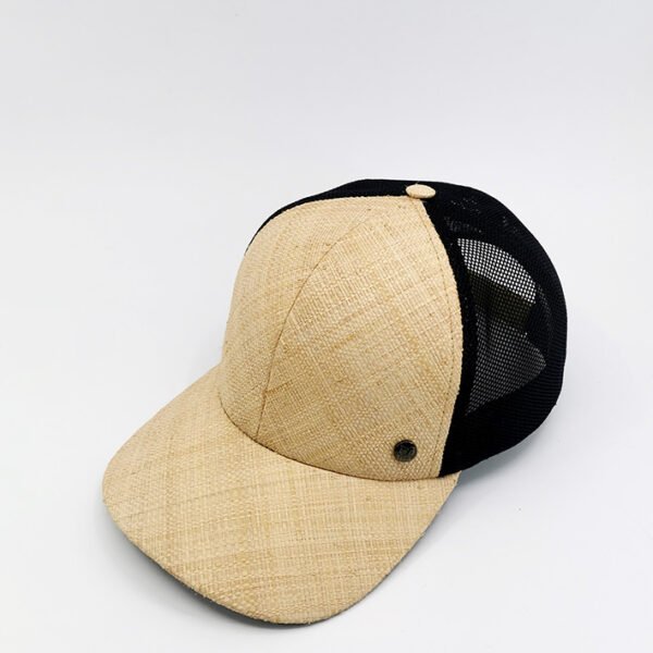 casquette trucker paille raphia