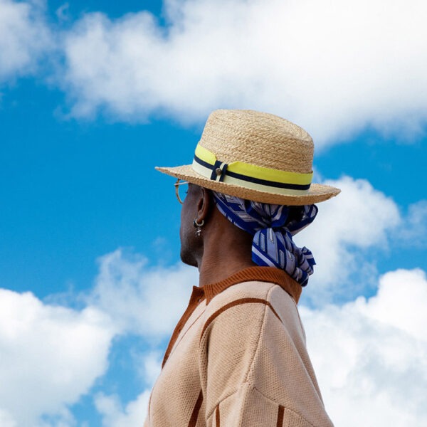 chapeau artisanal fedora raphia studio grimel