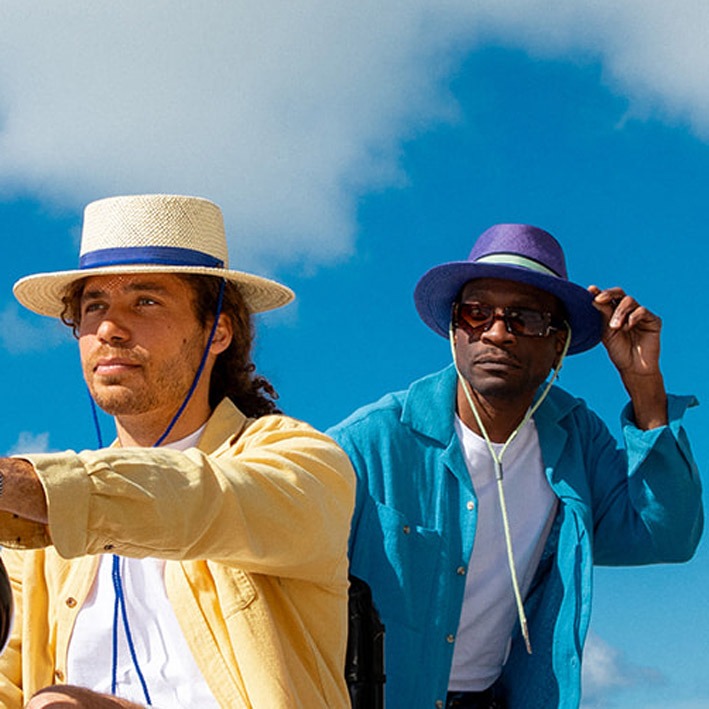 Trilby panama bleu – SIMON