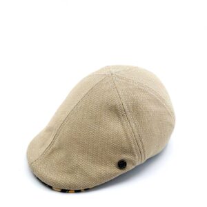 casquette artisanale beige