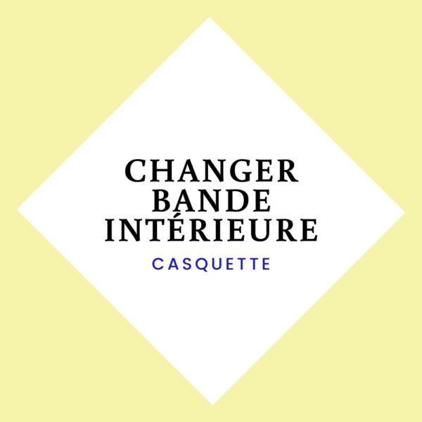 changer bande casquette