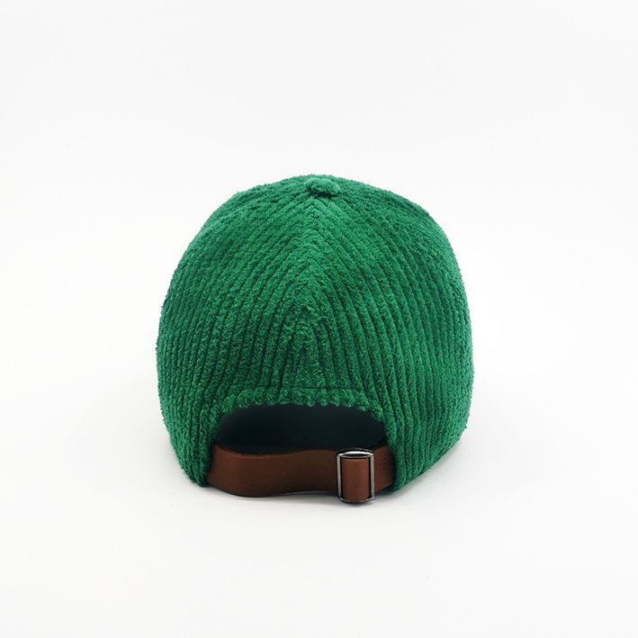 Casquette velours vert  – DAVY