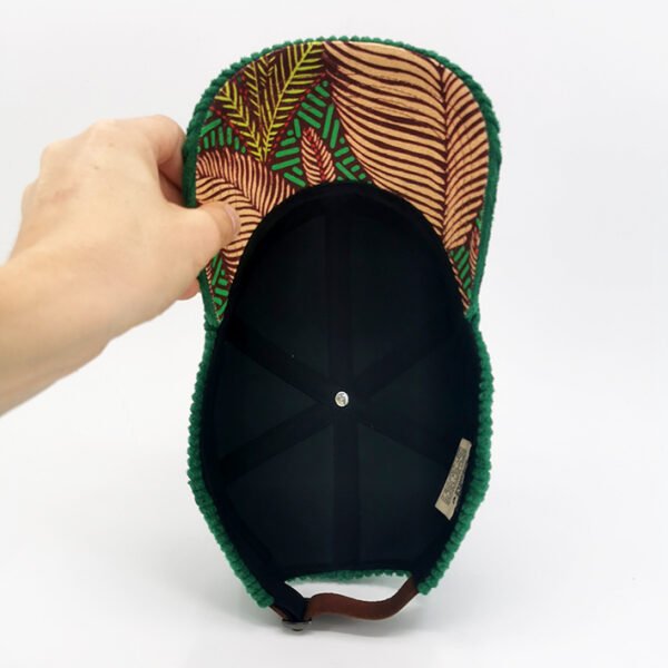 Casquette Velours Vert Studio Grimel