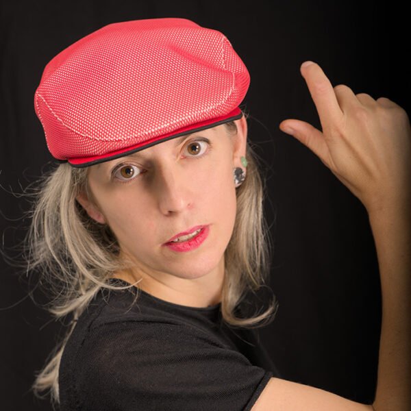 Casquette Plate Rouge
