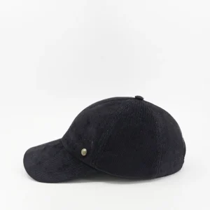 Casquette dad Velours Noir Made In France