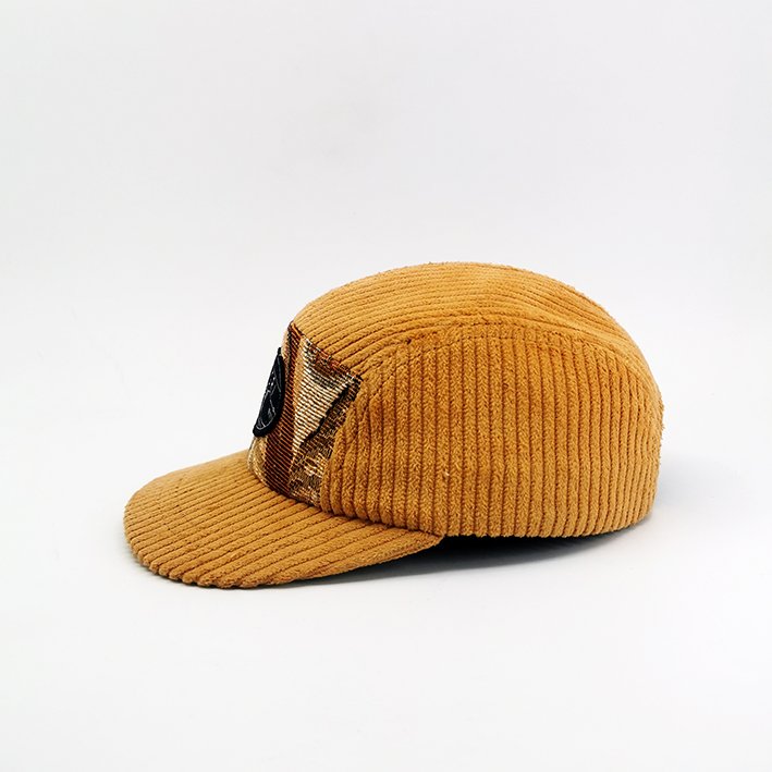 Casquette 5 panel velours jaune – RAFF