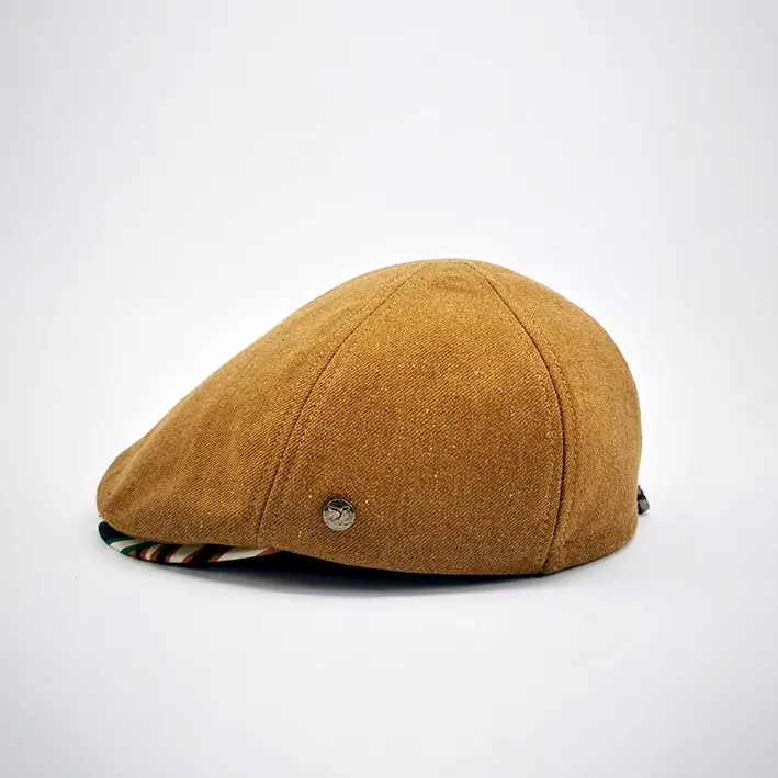 Casquette plate camel – CHARLES