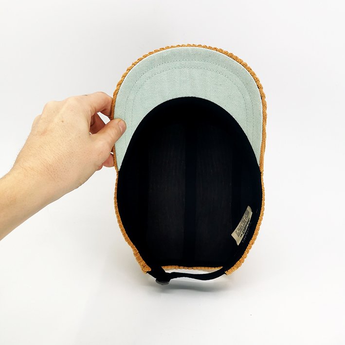 Casquette 5 panel velours jaune – RAFF