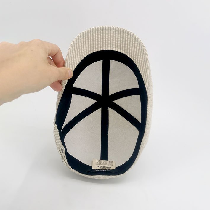 Casquette Plate Ete Beige