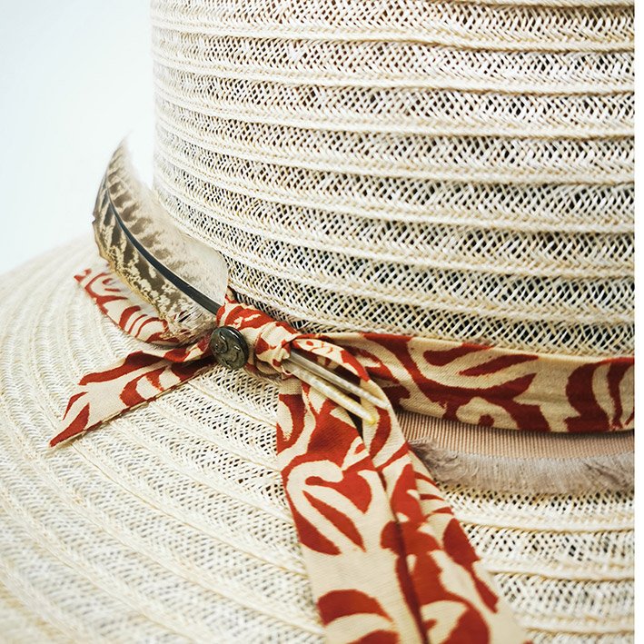 Fedora Paille Boho