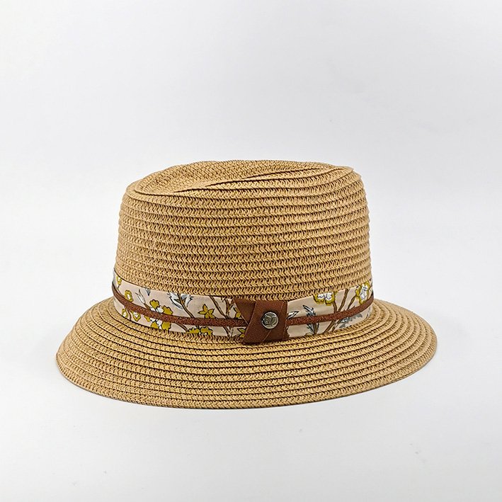 Chapeau Trilby Camel Fabrique France
