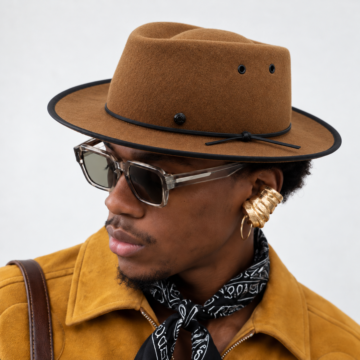 Chapeau Homme Traveller Feutre Savane